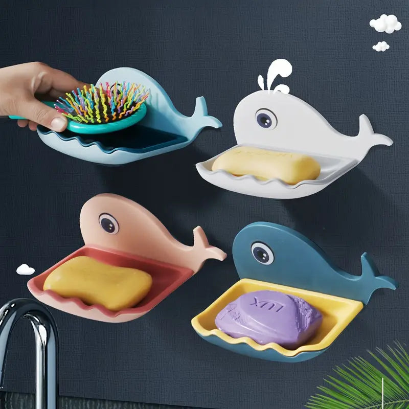 Wall Mounted Soap Stand Holder for Bathroom & Kitchen.