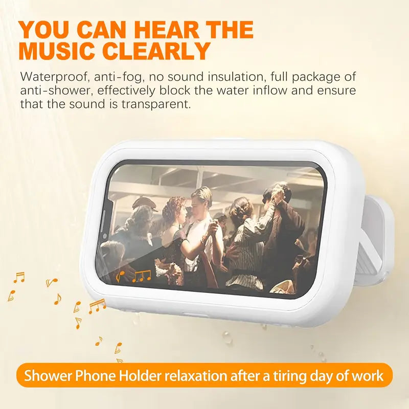 Waterproof Shower Phone Holder
