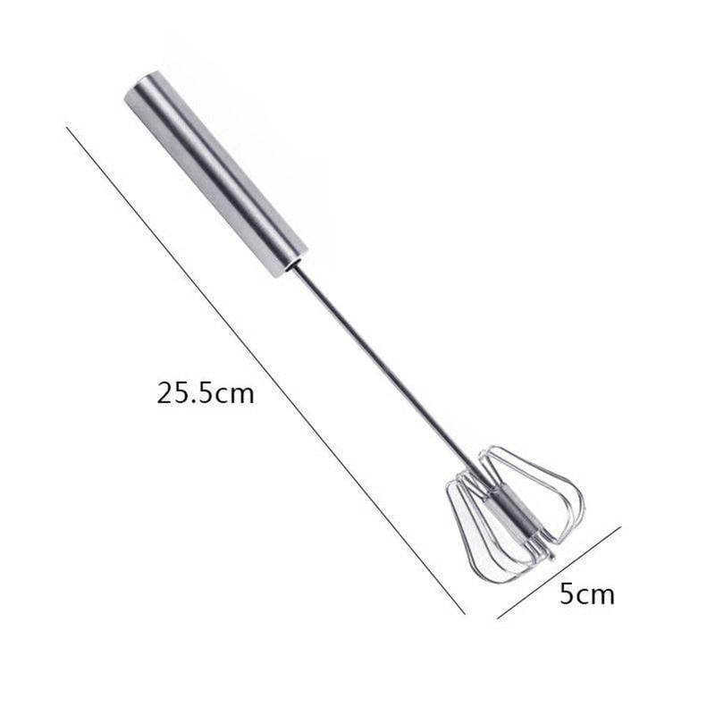 🔥 Stainless Steel Semi-Automatic Whisk
