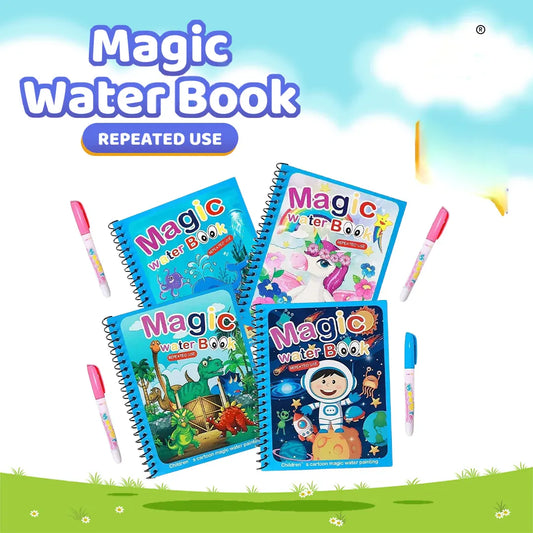 ✨Reusable Magic Painting Book 🎨 (Buy 2 & Get 2 FREE)!!!